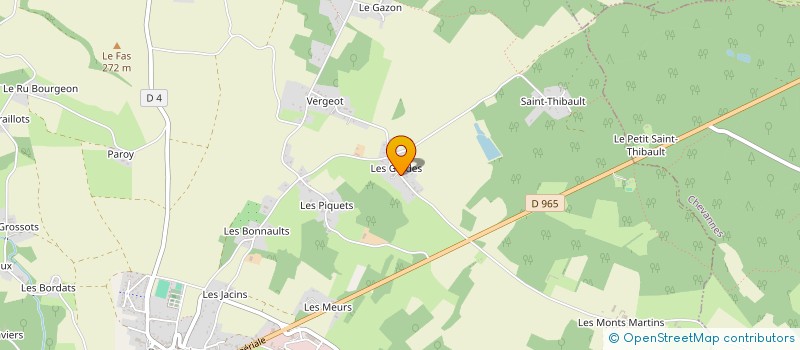 localisation de l'entreprise MONSIEUR GREGORY GASSET  POURRAIN