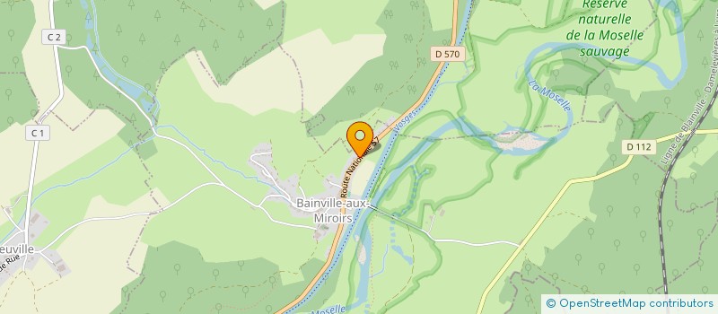 localisation de l'entreprise MONSIEUR GREGORY GAUGUE  BAINVILLE-AUX-MIROIRS