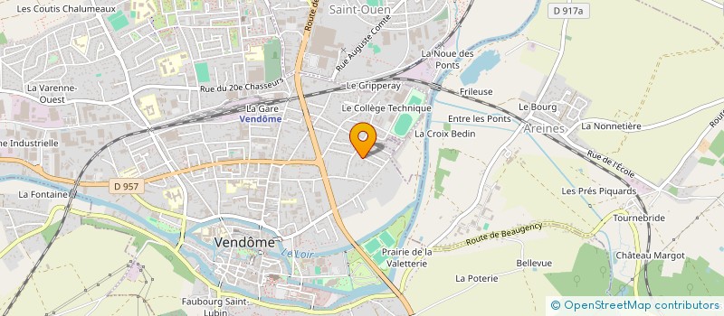 localisation de l'entreprise MONSIEUR GREGORY GAUTHIER à VENDOME