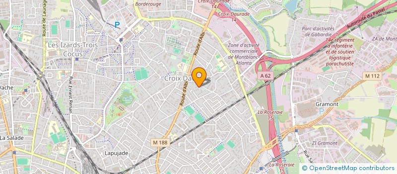 localisation de l'entreprise MONSIEUR GREGORY GAUTIER  TOULOUSE