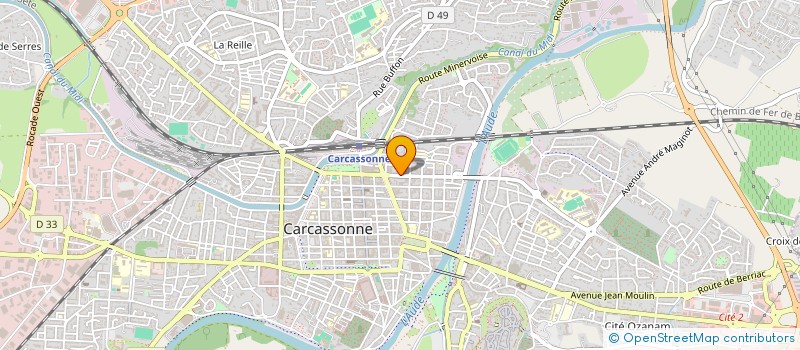 localisation de l'entreprise MONSIEUR GREGORY GAUTRAND à CARCASSONNE