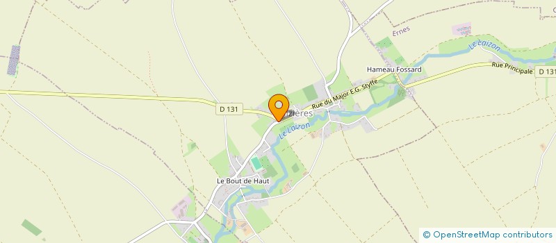 localisation de l'entreprise MONSIEUR GREGORY GEFFROY  MAIZIERES