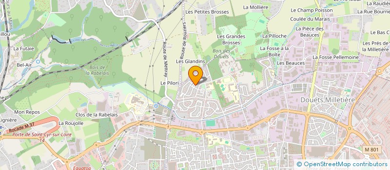 localisation de l'entreprise MONSIEUR GREGORY GENOUD  TOURS