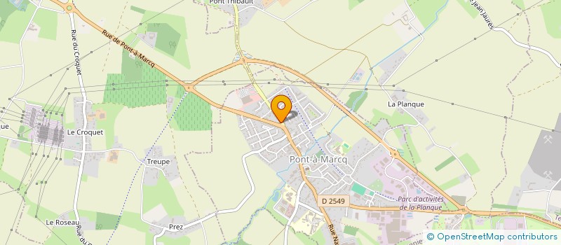 localisation de l'entreprise MONSIEUR GREGORY GERARD à PONT-A-MARCQ