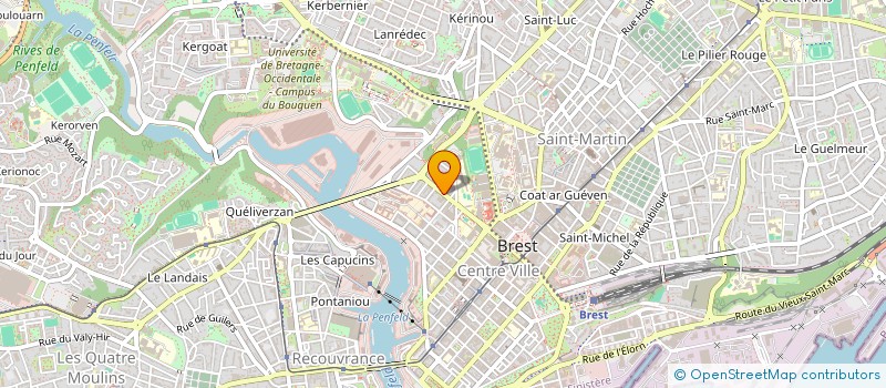 localisation de l'entreprise MONSIEUR GREGORY GERNOT  BREST