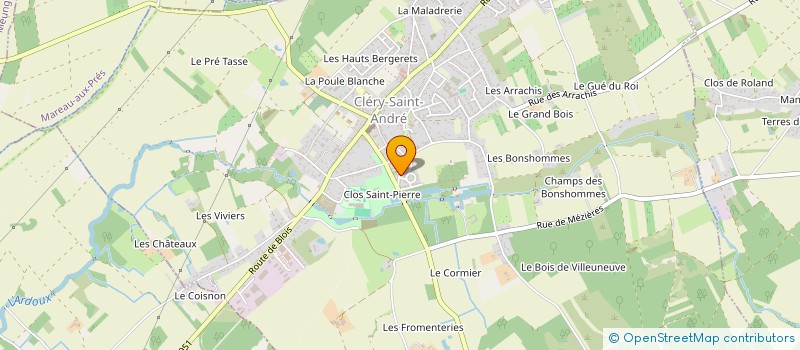 localisation de l'entreprise MONSIEUR GREGORY GIBOIN à CLERY-SAINT-ANDRE