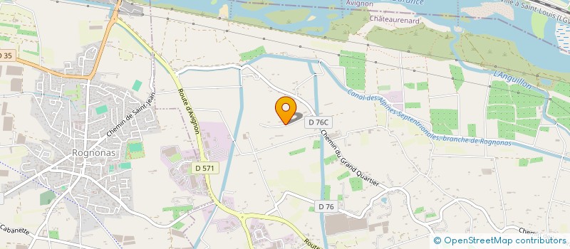 localisation de l'entreprise MONSIEUR GREGORY GILLES  CHATEAURENARD