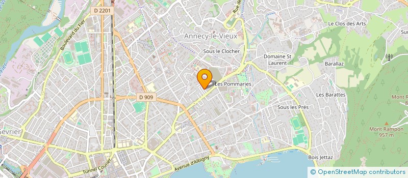 localisation de l'entreprise MONSIEUR GREGORY GILLES à ANNECY