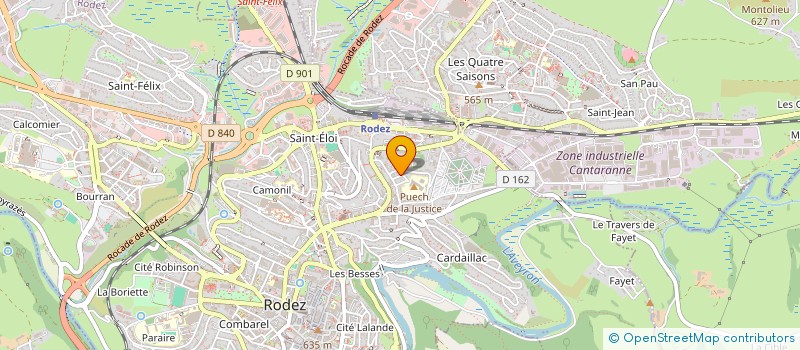 localisation de l'entreprise MONSIEUR GREGORY GIORDAN  RODEZ