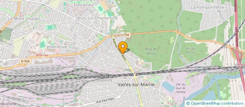 localisation de l'entreprise MONSIEUR GREGORY GIRBEAU  VAIRES-SUR-MARNE