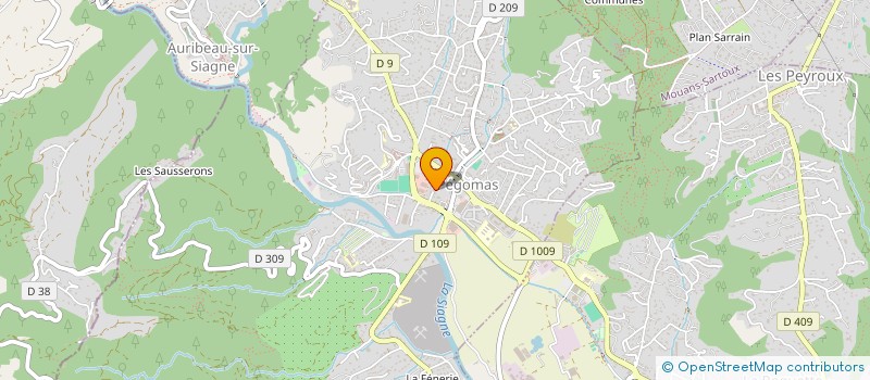 localisation de l'entreprise MONSIEUR GREGORY GOLDENBERG  PEGOMAS