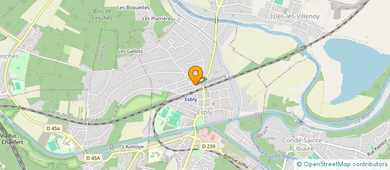 localisation de l'entreprise MONSIEUR GREGORY GONCALVES  ESBLY