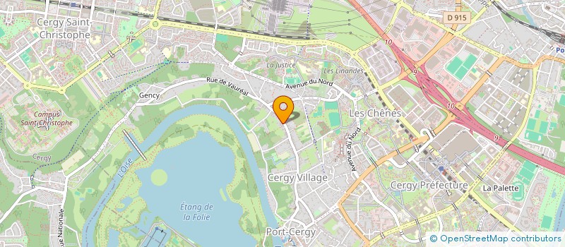 localisation de l'entreprise MONSIEUR GREGORY GORKIN BRARD  CERGY