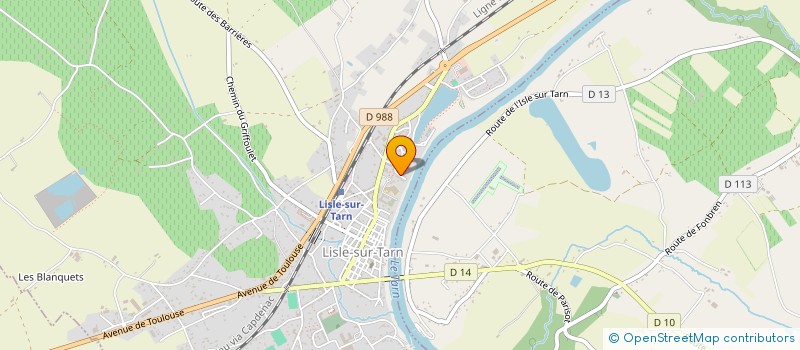 localisation de l'entreprise MONSIEUR GREGORY GORLIER à LISLE-SUR-TARN