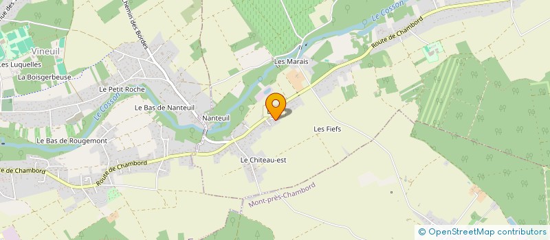 localisation de l'entreprise MONSIEUR GREGORY GOUBIN  HUISSEAU-SUR-COSSON