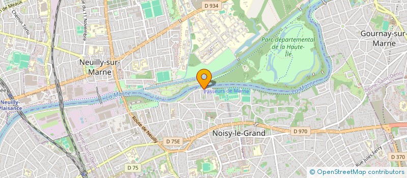 localisation de l'entreprise MONSIEUR GREGORY GOUTELARD à NOISY-LE-GRAND