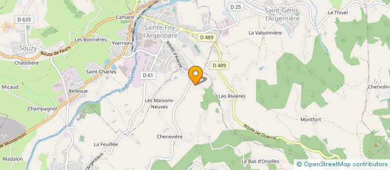 localisation de l'entreprise MONSIEUR GREGORY GRANGE  AVEIZE