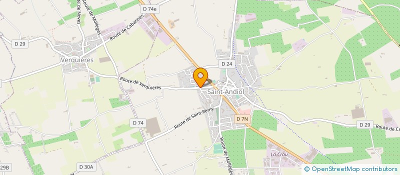 localisation de l'entreprise MONSIEUR GREGORY GRANGIER  SAINT-ANDIOL