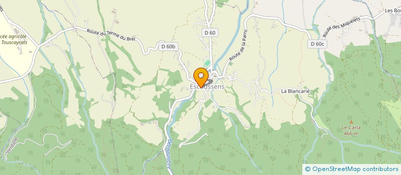 localisation de l'entreprise MONSIEUR GREGORY GRANGIS  ESCOUSSENS