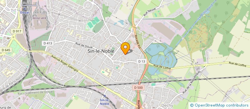 localisation de l'entreprise MONSIEUR GREGORY GRAVELINE  SIN-LE-NOBLE