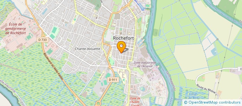 localisation de l'entreprise MONSIEUR GREGORY GRAZIANI à ROCHEFORT