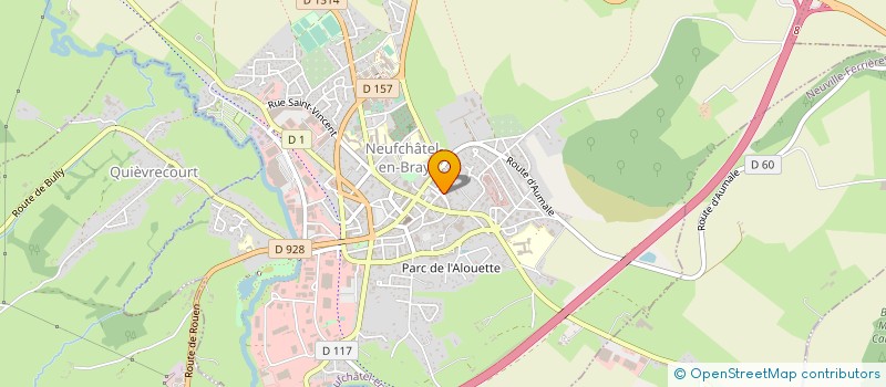 localisation de l'entreprise MONSIEUR GREGORY GRENIER  NEUFCHATEL-EN-BRAY