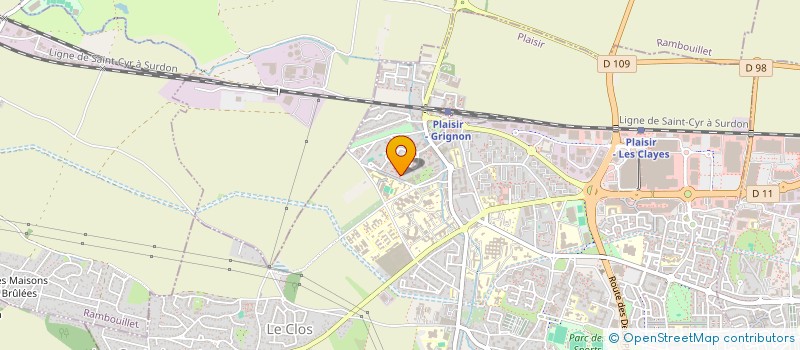 localisation de l'entreprise MONSIEUR GREGORY GRENOT GRENOT RENOT à PLAISIR