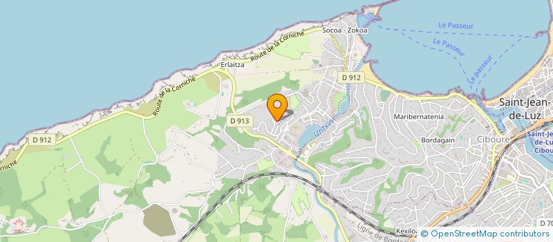 localisation de l'entreprise MONSIEUR GREGORY GRESSEZ à URRUGNE