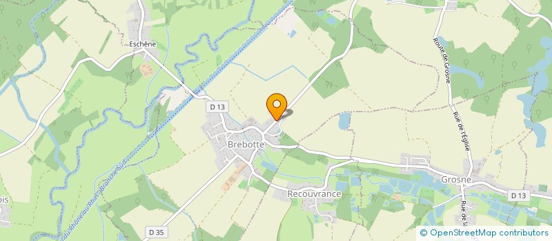 localisation de l'entreprise MONSIEUR GREGORY GREVILLOT à BREBOTTE