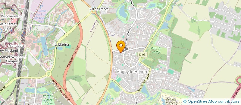 localisation de l'entreprise MONSIEUR GREGORY GROSFILS à MAGNY-LE-HONGRE