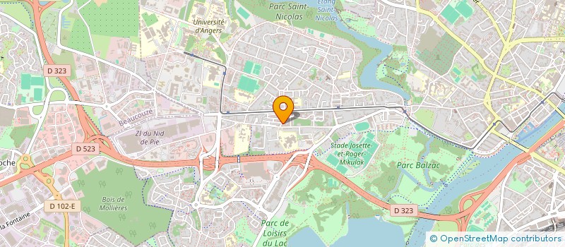 localisation de l'entreprise MONSIEUR GREGORY GRUAULT à ANGERS