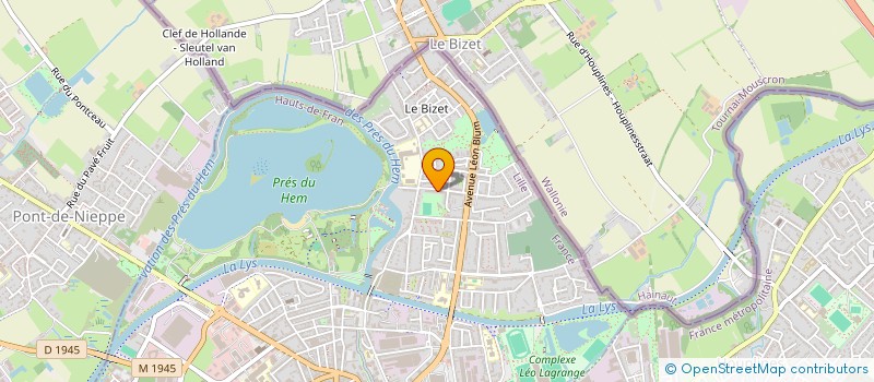 localisation de l'entreprise MONSIEUR GREGORY GUIBERT  ARMENTIERES