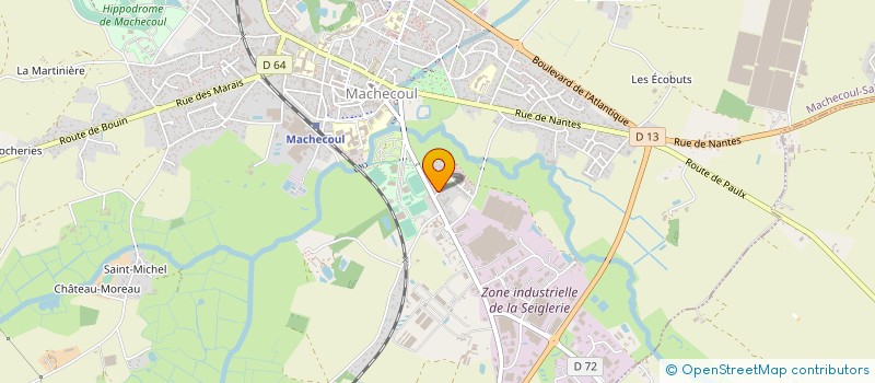 localisation de l'entreprise MONSIEUR GREGORY GUIBRETEAU  SAINT-ETIENNE-DE-MER-MORTE