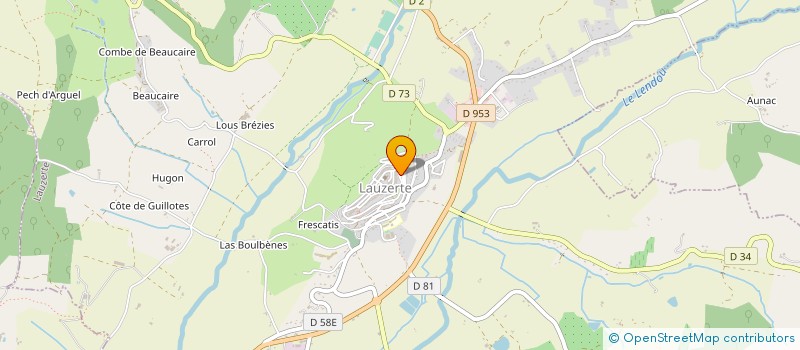 localisation de l'entreprise MONSIEUR GREGORY GUICHARD  LAUZERTE