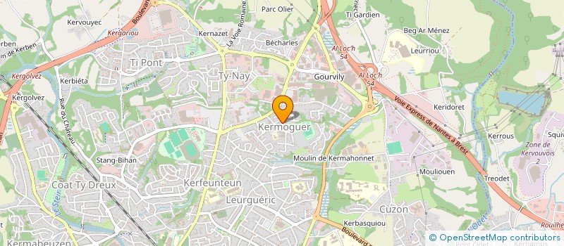 localisation de l'entreprise MONSIEUR GREGORY GUIFFAN à QUIMPER