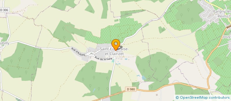 localisation de l'entreprise MONSIEUR GREGORY GUILLOT  SAINT-EUPHRAISE-ET-CLAIRIZET