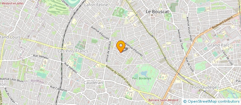 localisation de l'entreprise MONSIEUR GREGORY GUINEFOLLEAU à BORDEAUX