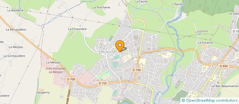 localisation de l'entreprise MONSIEUR GREGORY HAAS  LECOUSSE