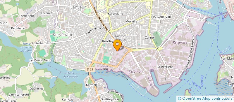 localisation de l'entreprise MONSIEUR GREGORY HAGOPIAN à LORIENT