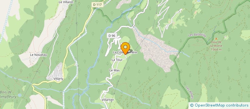 localisation de l'entreprise MONSIEUR GREGORY HANSER  LES BELLEVILLE