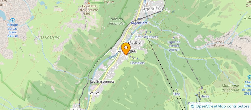 localisation de l'entreprise MONSIEUR GREGORY HARDY  CHAMONIX-MONT-BLANC