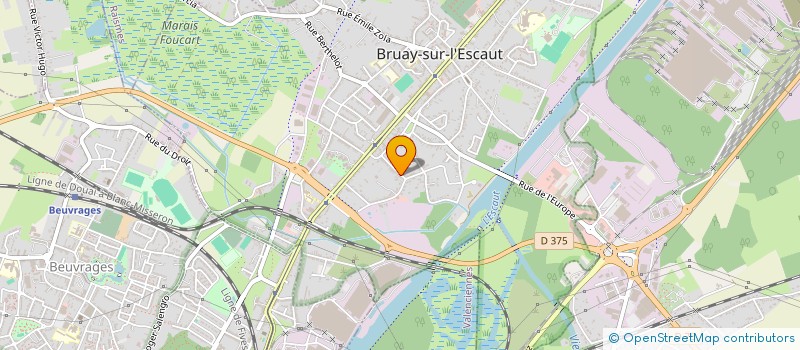 localisation de l'entreprise MONSIEUR GREGORY HARY  BRUAY-SUR-L'ESCAUT