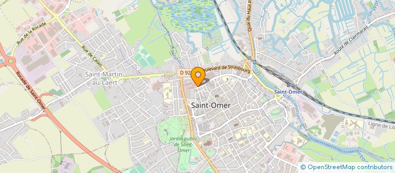 localisation de l'entreprise MONSIEUR GREGORY HAUTEFEUILLE à SAINT-OMER