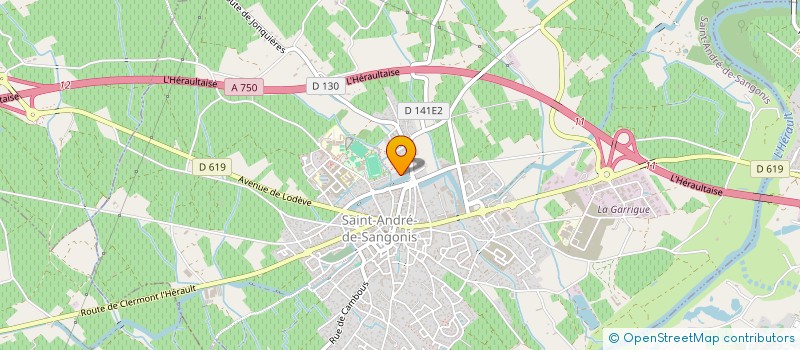 localisation de l'entreprise MONSIEUR GREGORY HELUY  SAINT-ANDRE-DE-SANGONIS