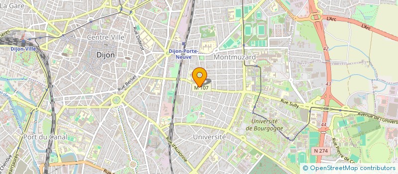 localisation de l'entreprise MONSIEUR GREGORY HILL  DIJON