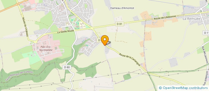 localisation de l'entreprise MONSIEUR GREGORY HOCQUET  SAINT-ROMAIN-DE-COLBOSC