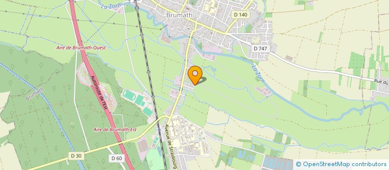 localisation de l'entreprise MONSIEUR GREGORY HOTZ  BRUMATH