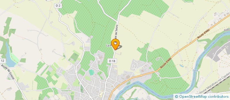 localisation de l'entreprise MONSIEUR GREGORY HUC  RABASTENS