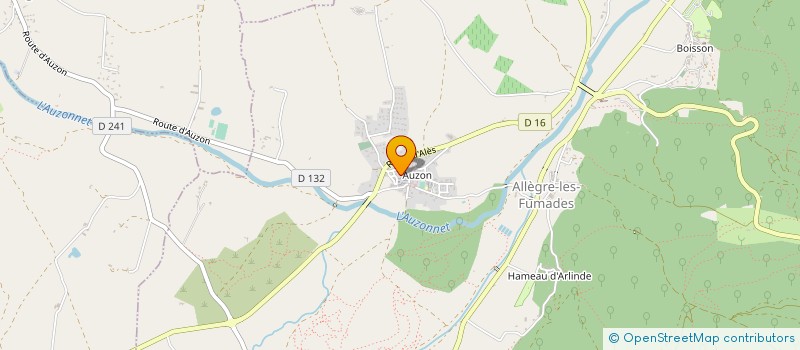 localisation de l'entreprise MONSIEUR GREGORY HUCK  ALLEGRE-LES-FUMADES