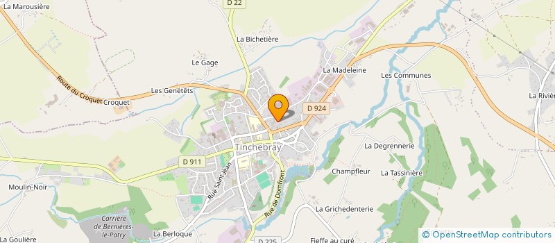 localisation de l'entreprise MONSIEUR GREGORY HUE à TINCHEBRAY-BOCAGE